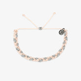 Metallic Blush Braided Bracelet