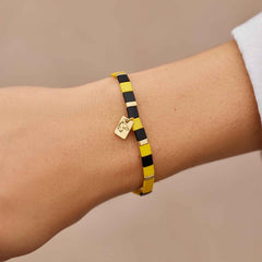 Hufflepuff™ Tile Bead Stretch Bracelet