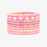 International Womenโs Day Stretch Bracelet Set of 8
