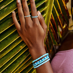 Seafoam Dream Stretch Ring Set of 3