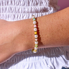 Headliner Pearl Stretch Bracelet