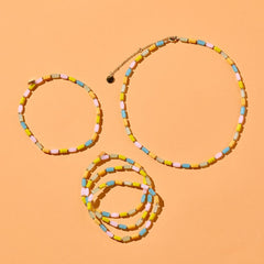 Neon Lights Stretch Anklet