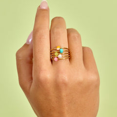 Serenity Floating Ring Stack