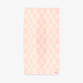 Pink & White Checkerboard Towel
