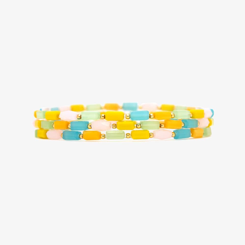 Neon Lights Stretch Bracelet 3 Pack