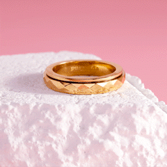 Diamond Cut Fidget Ring